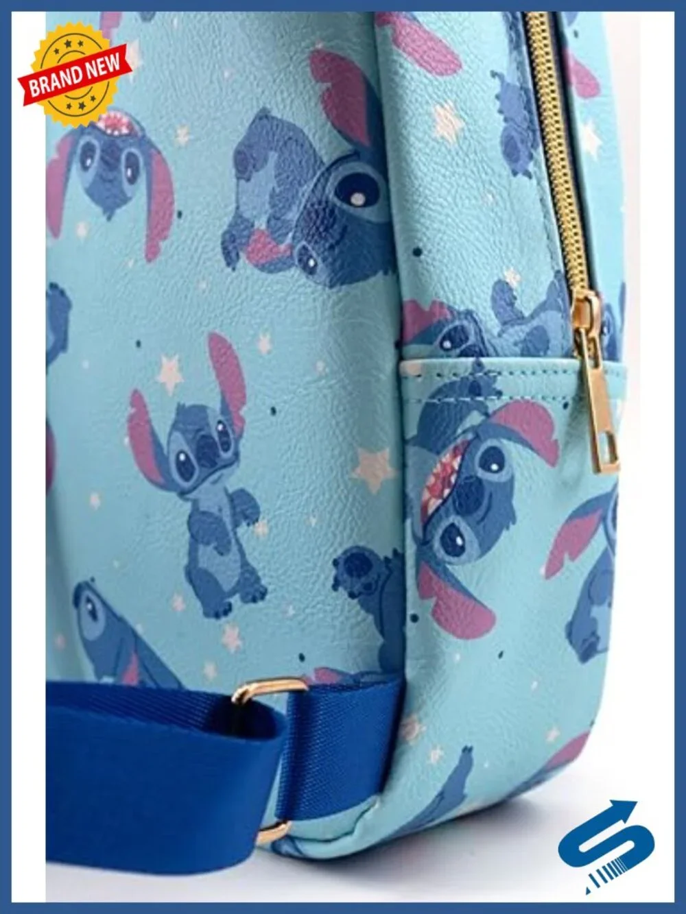 Disney Stitch Mini Backpack - PU Leather 10